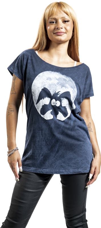 Gothicana By Emp "Coyote - Moonlight" T-Shirt Multicolour By Looney Tunes