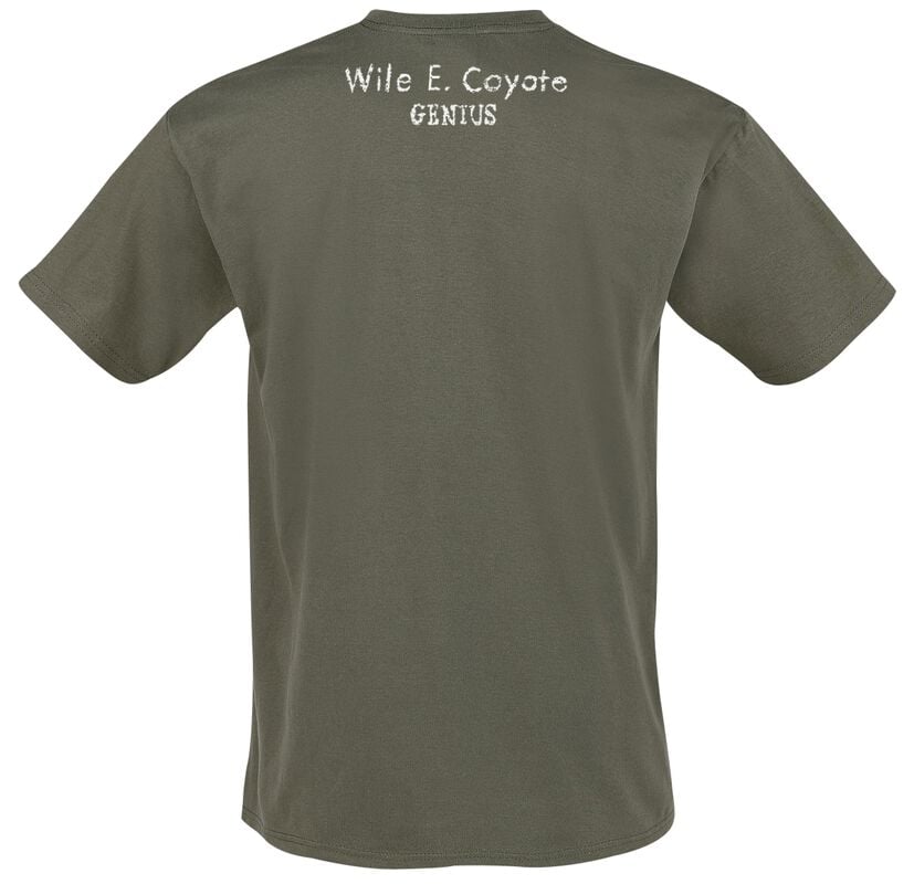 Gothicana By Emp "Coyote - Ouch " T-Shirt Olive By Looney Tunes