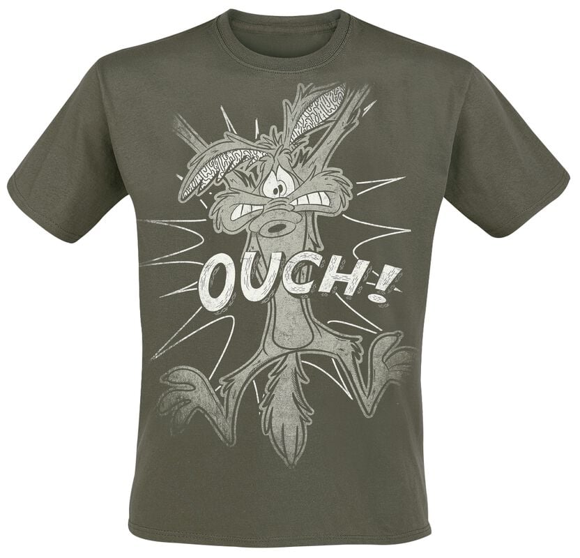 gothicana by emp "Coyote - Ouch " T-Shirt olive by Looney Tunes