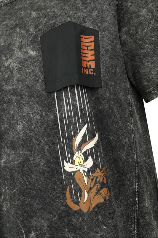 Gothicana By Emp "Coyote" T-Shirt Dark Grey By Looney Tunes