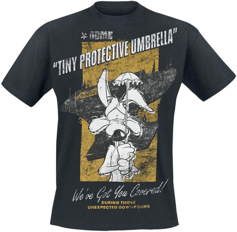 gothicana by emp "Coyote - Tiny Protective Umbrella" T-Shirt black by Looney Tunes