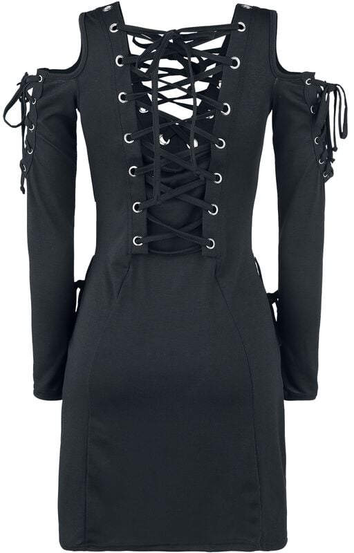 Gothicana By Emp "Crave Top" Mini Dress Black By Innocent