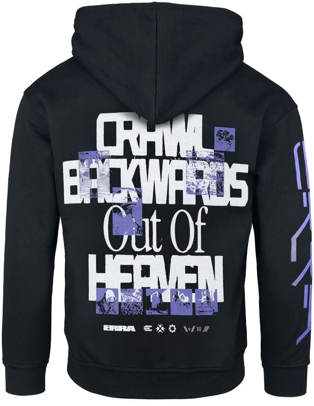 Gothicana By Emp "Crawl Backwards" Hoodie Black By Erra
