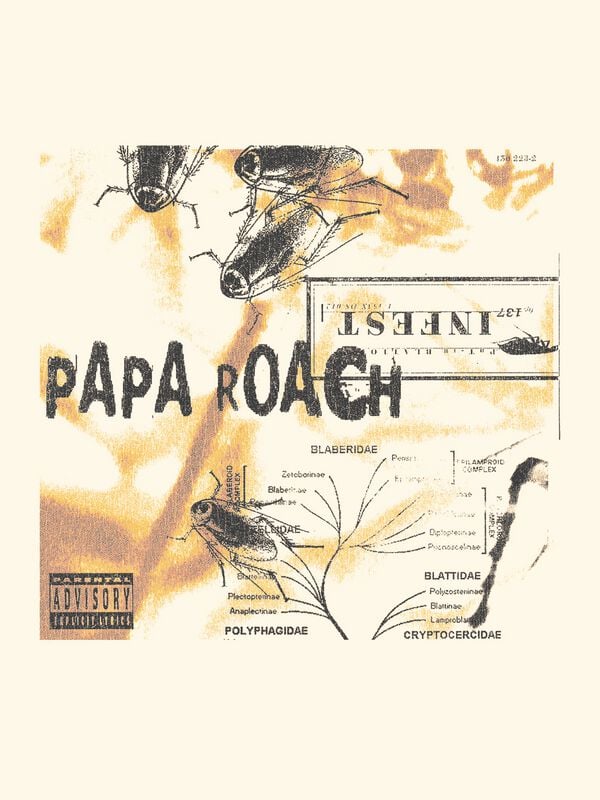 Gothicana By Emp "Crawlers" T-Shirt Off White By Papa Roach