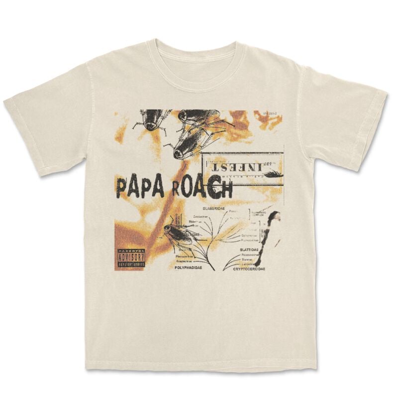 gothicana by emp "Crawlers" T-Shirt off white by Papa Roach