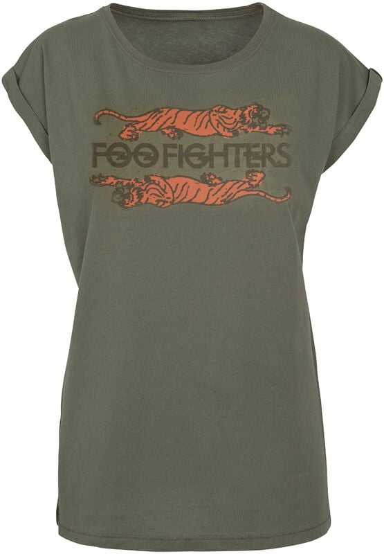 gothicana by emp "Crawling Tigers" T-Shirt olive by Foo Fighters