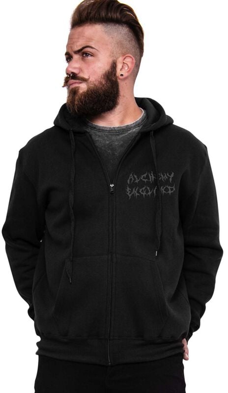 gothicana by emp "Creepy Lettering - Men's Hoodie" Hoodie Jacket black by Alchemy England