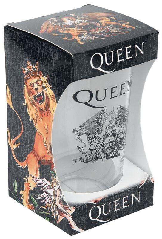 Gothicana By Emp "Crest" Beer Glass Transparent By Queen