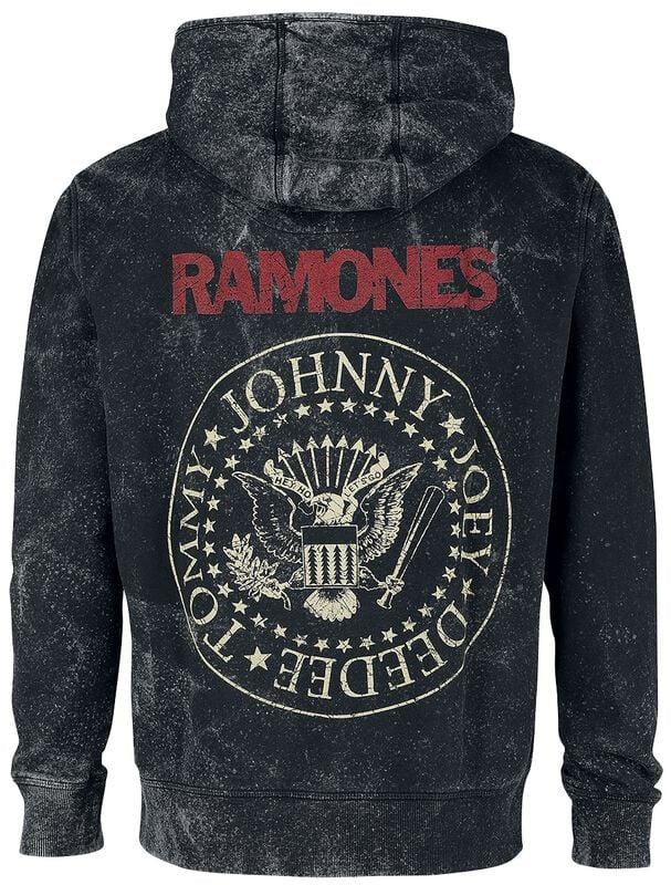 Gothicana By Emp "Crest" Hoodie Jacket Black By Ramones