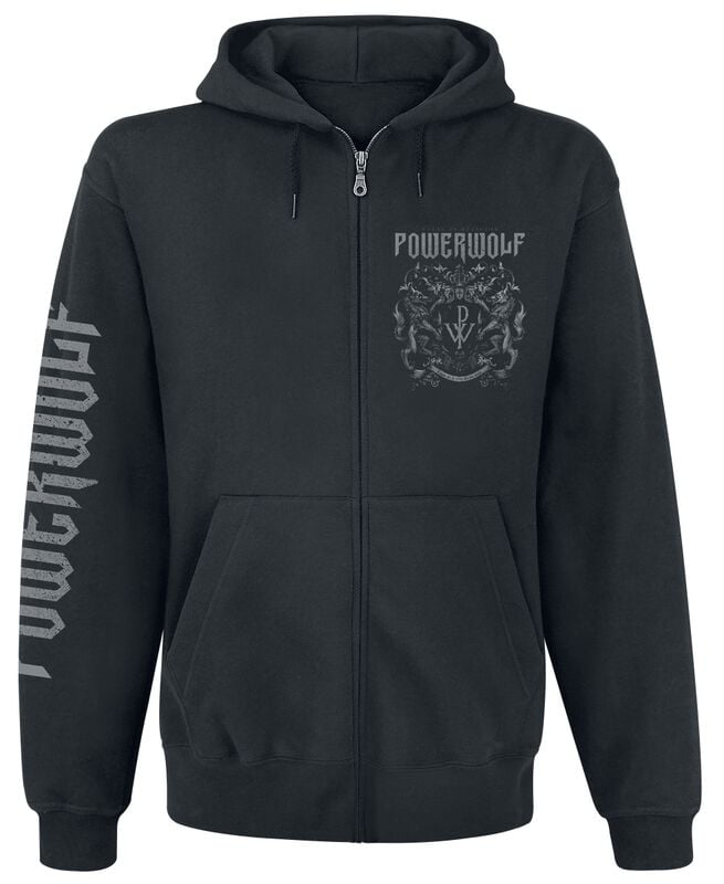 gothicana by emp "Crest - Metal Is Religion" Hoodie Jacket black by Powerwolf