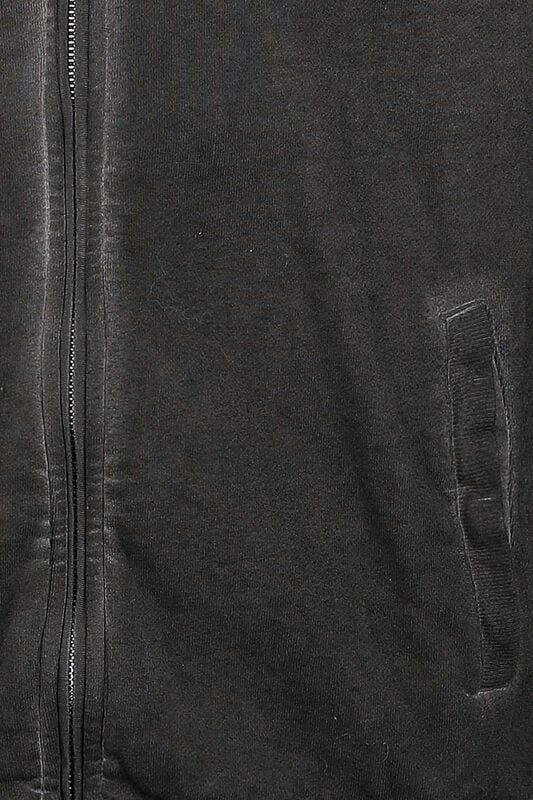 Gothicana By Emp "Crest Wolves" Hoodie Jacket Dark Grey By Powerwolf