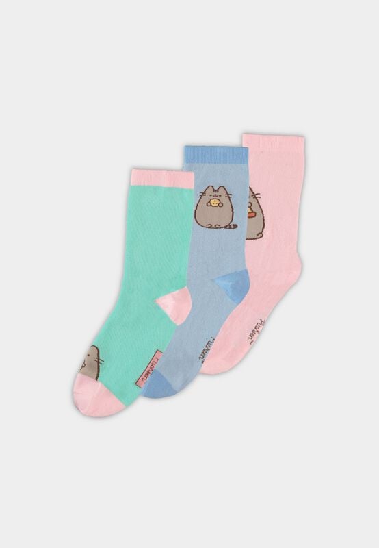 gothicana by emp "Crew Socks (3-pack)" Socks multicolour by Pusheen