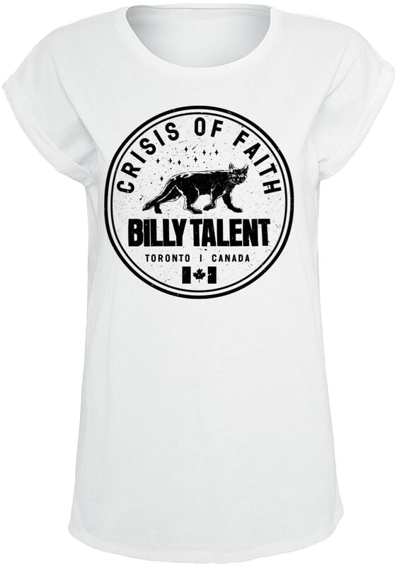 gothicana by emp "Crisis Of Faith Circle Cat" T-Shirt white by Billy Talent