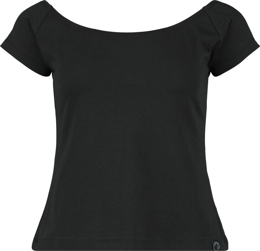 gothicana by emp "Crop Top" T-Shirt black by Black Premium by EMP