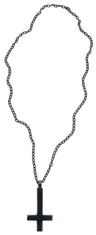 Gothicana By Emp "Cross Of St. Peter" Necklace Black By EtNox Hard And Heavy