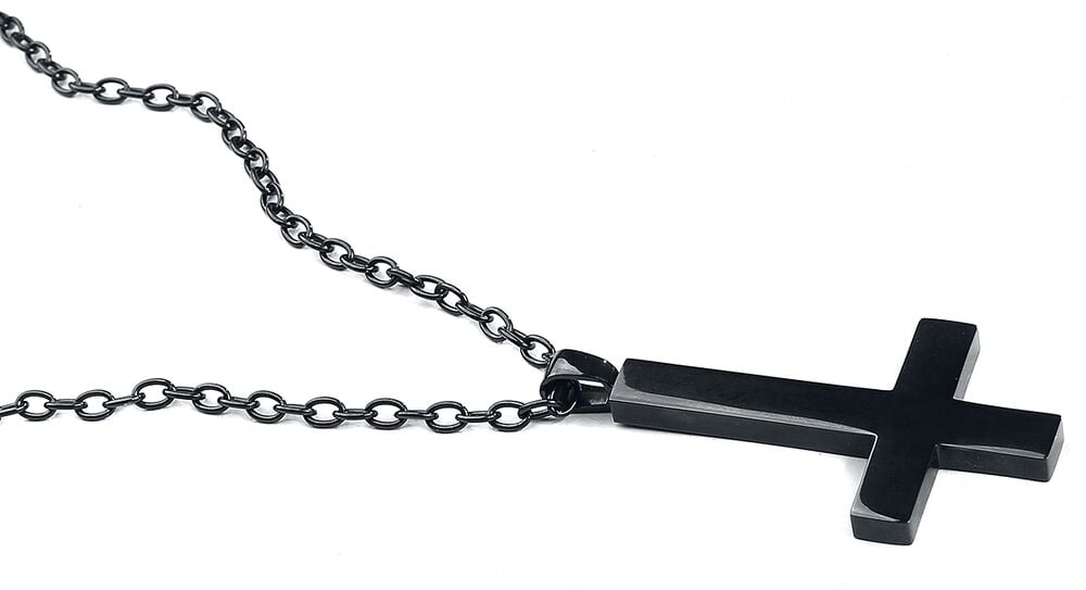 Gothicana By Emp "Cross Of St. Peter" Necklace Black By EtNox Hard And Heavy