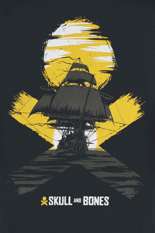 Gothicana By Emp "Crossbones" T-Shirt Black By Skull & Bones