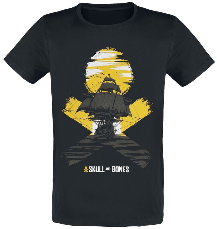 gothicana by emp "Crossbones" T-Shirt black by Skull & Bones