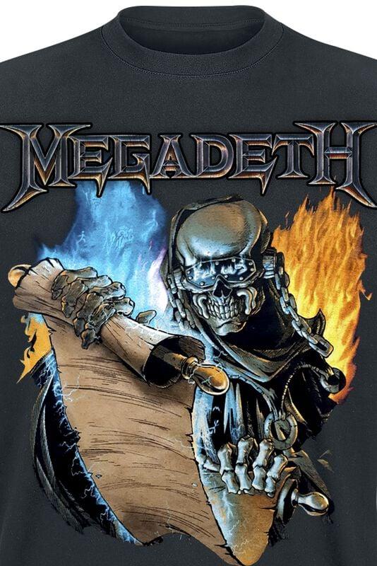 Gothicana By Emp "Cryptic Writings Vintage" T-Shirt Black By Megadeth