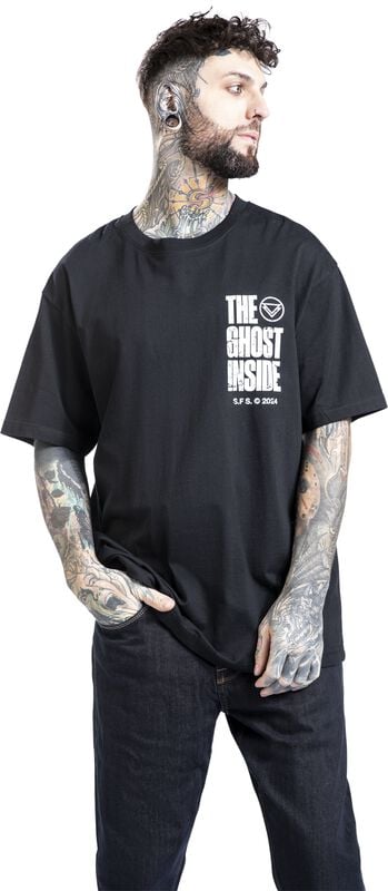 Gothicana By Emp "Dagger & Wolf - Oversized" T-Shirt Black By The Ghost Inside