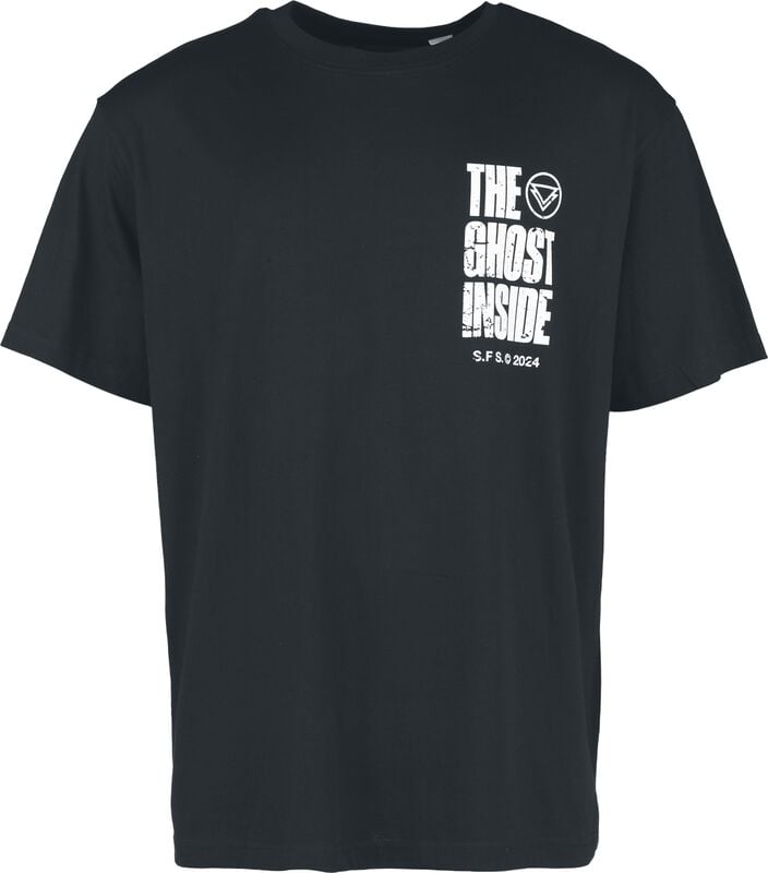 gothicana by emp "Dagger & Wolf - Oversized" T-Shirt black by The Ghost Inside