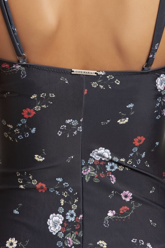 Gothicana By Emp "Dancing Flower Swimsuit" Swimsuit Black By Vive Maria