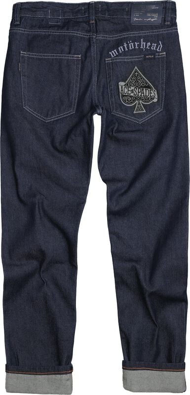 Gothicana By Emp "DANNY-RS Slim Fit Motörhead" Jeans Dark Blue By Motörhead
