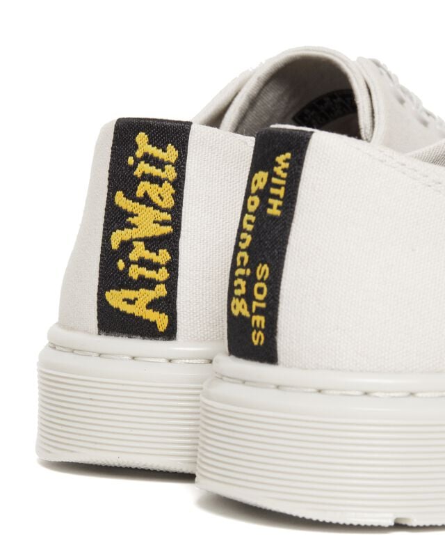 Gothicana By Emp "Dante Cool Grey Canvas" Sneakers White By Dr. Martens