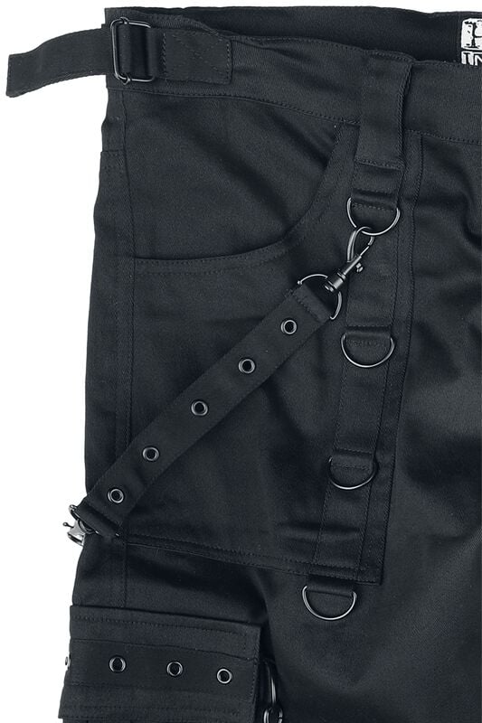 Gothicana By Emp "Dargan Shorts" Shorts Black By Poizen Industries