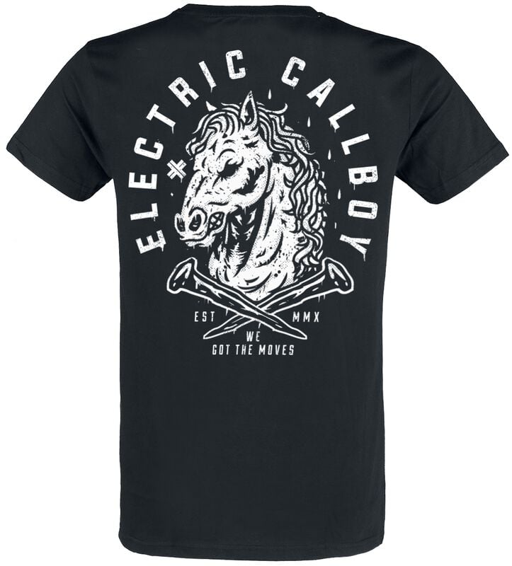Gothicana By Emp "Dark Horse" T-Shirt Black By Electric Callboy