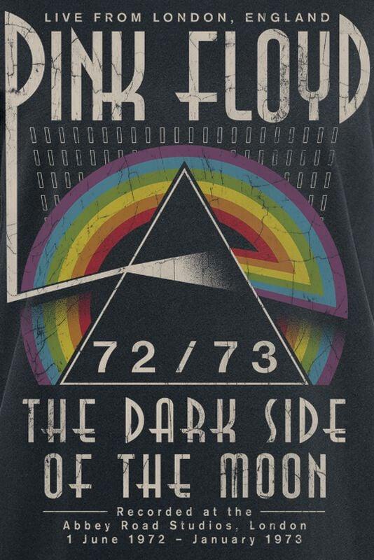 Gothicana By Emp "Dark Side - Circle" T-Shirt Black By Pink Floyd