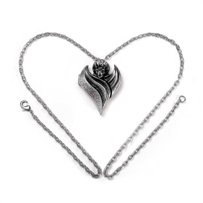 Gothicana By Emp "Darken Heart Locket" Necklace By Alchemy Gothic