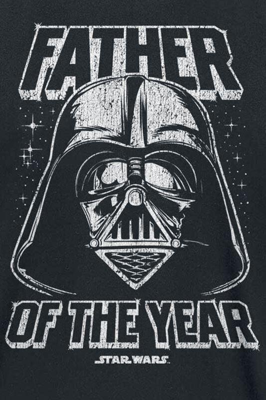 Gothicana By Emp "Darth Vader - Father Of The Year" T-Shirt Black By Star Wars