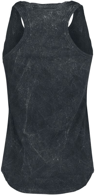 Gothicana By Emp "Davos" Top Black-grey By Alchemy England