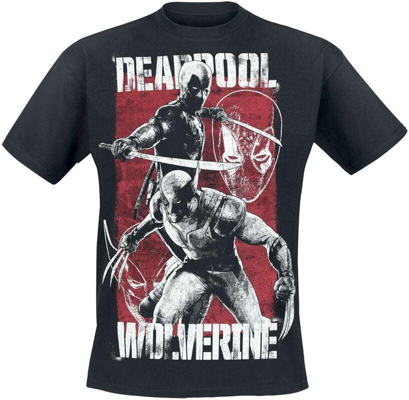 gothicana by emp "Deadpool And Wolverine" T-Shirt black by Deadpool