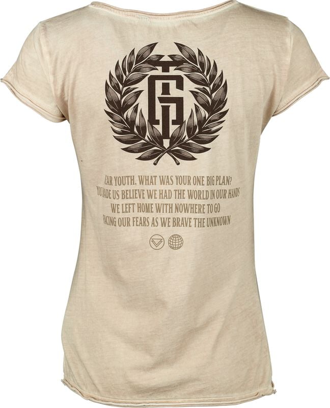 Gothicana By Emp "Dear Youth" T-Shirt Creme By The Ghost Inside