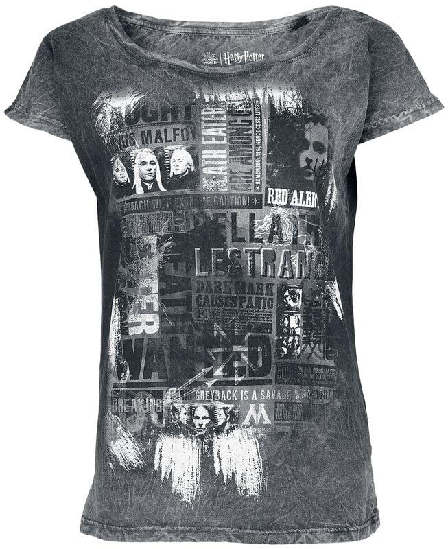 gothicana by emp "Death Eater - Wanted" T-Shirt black by Harry Potter