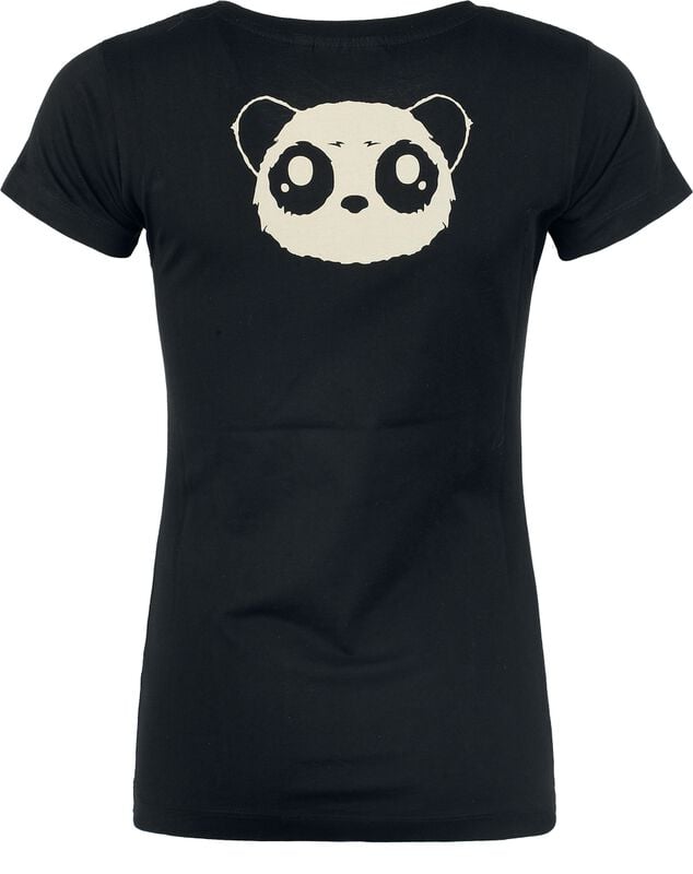 Gothicana By Emp "Death Metal Panda T-shirt" T-Shirt Black By Killer Panda