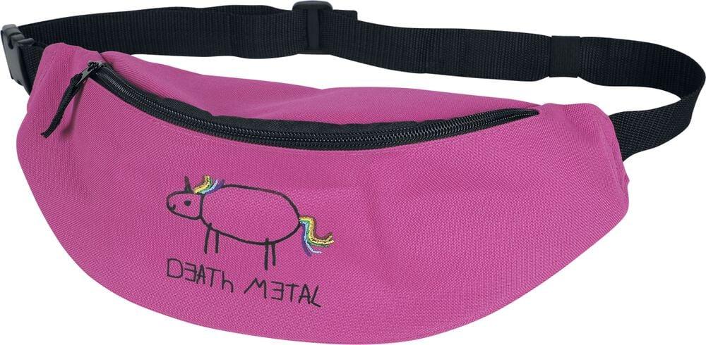 Gothicana By Emp "Death Metal Unicorn Bag" Bum Bag Fuchsia By Slogans