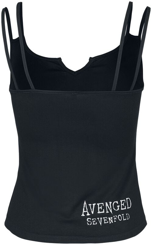 Gothicana By Emp "Deathbat" Top Black By Avenged Sevenfold