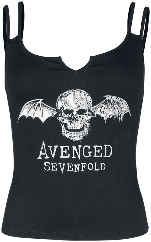 gothicana by emp "Deathbat" Top black by Avenged Sevenfold