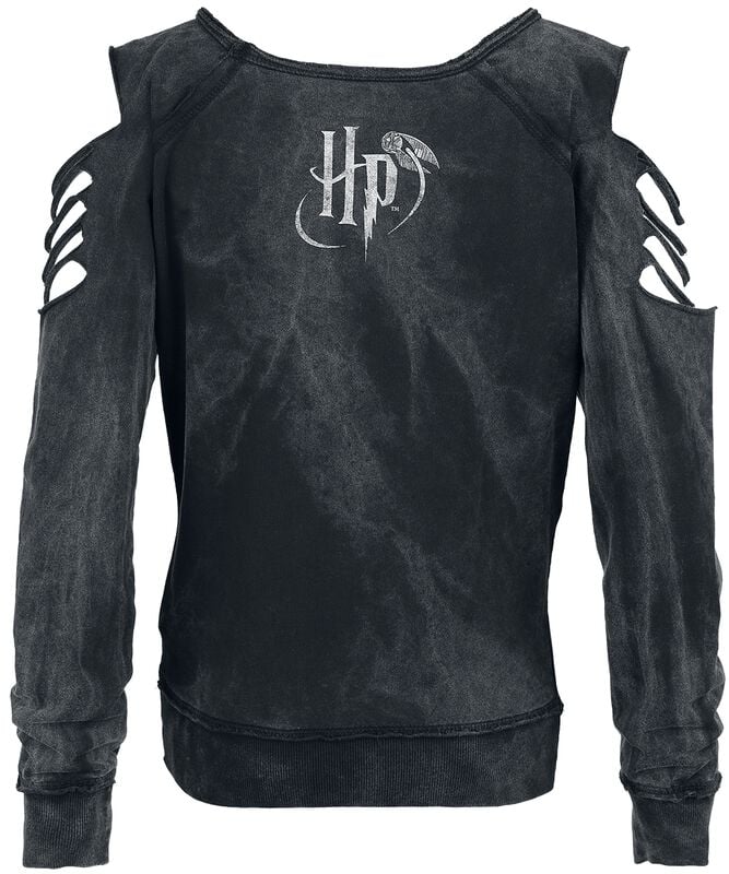 Gothicana By Emp "Deathly Hallows" Sweatshirt Black By Harry Potter