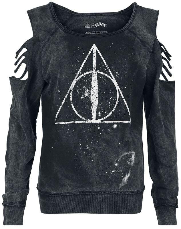 gothicana by emp "Deathly Hallows" Sweatshirt black by Harry Potter