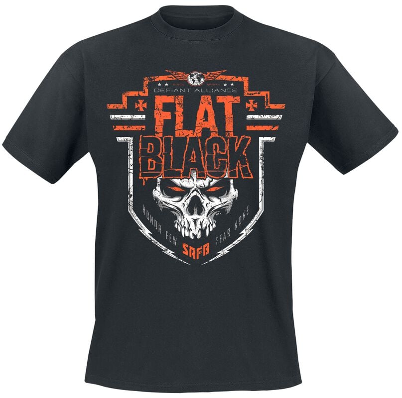 gothicana by emp "Defiant Alliance" T-Shirt black by Flat Black