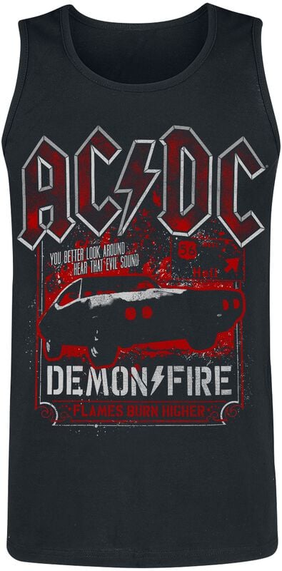 gothicana by emp "Demon Fire Hell" Tanktop black by AC/DC