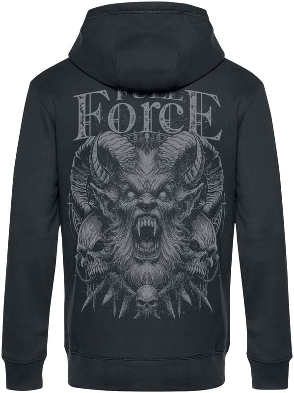 Gothicana By Emp "Demon" Hoodie Jacket Black By Full Force 2024