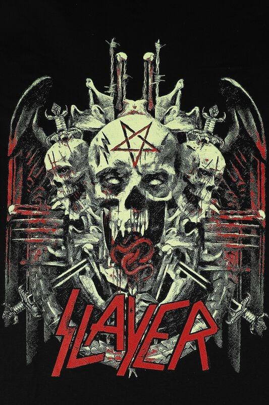 Gothicana By Emp "Demonic Glow" T-Shirt Black By Slayer
