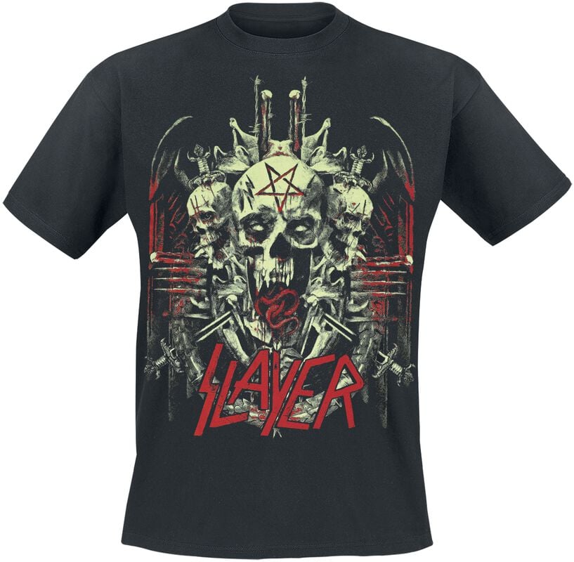 gothicana by emp "Demonic Glow" T-Shirt black by Slayer