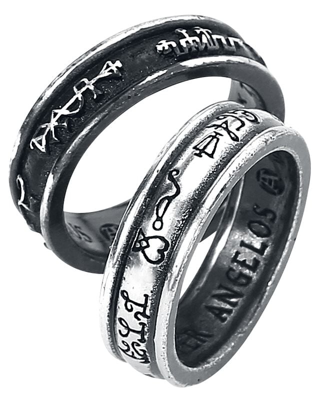 Gothicana By Emp "Demons And Angels" Ring By Alchemy Gothic