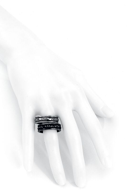 Gothicana By Emp "Demons And Angels" Ring By Alchemy Gothic